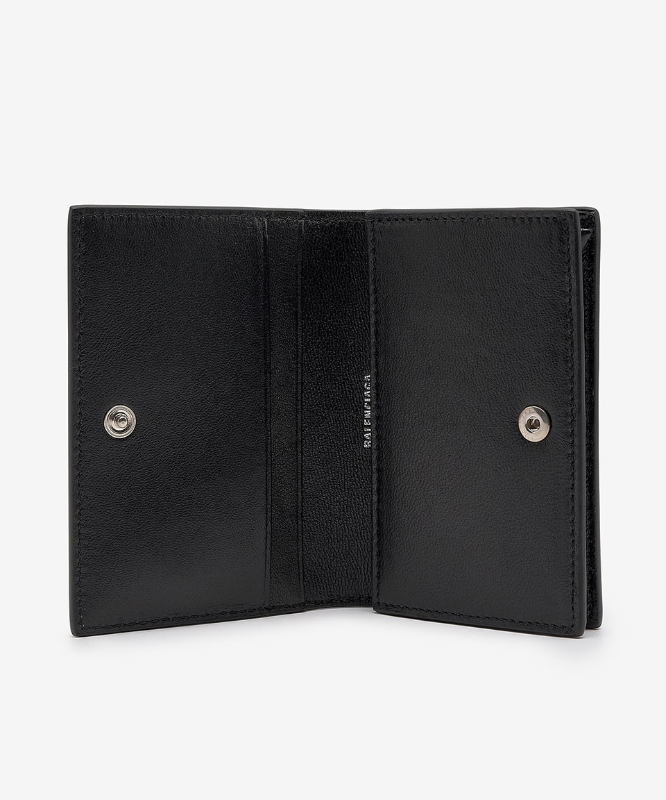 Men's Cash Flip Card Holder - Black