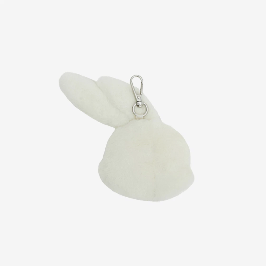 NewJeans Tokki Merchandise Fluffy Keyring White