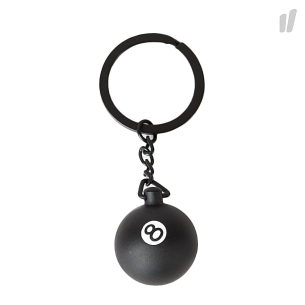 Stussy 8 Ball Keychain Black