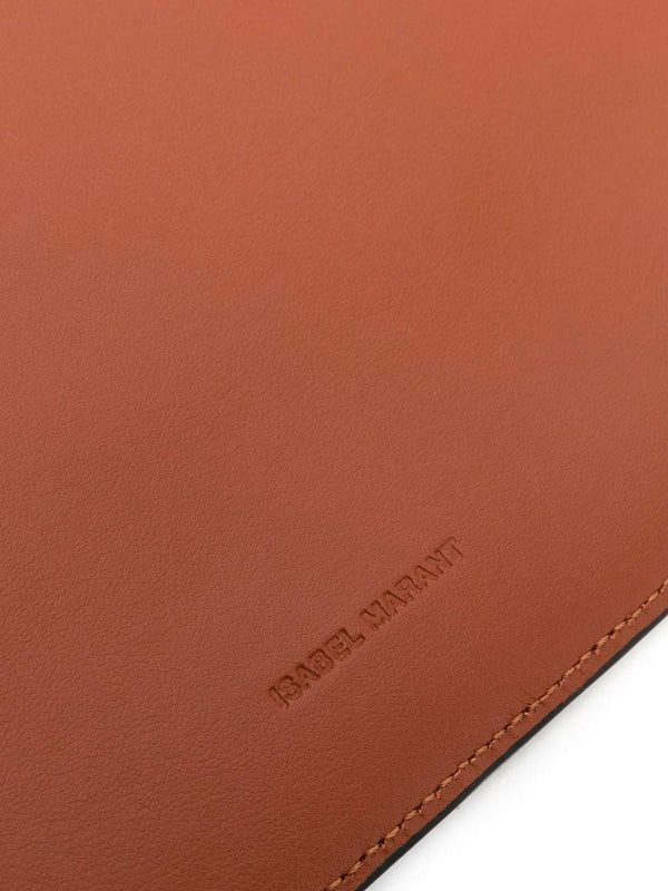 NYSKO leather pouch ORANGE