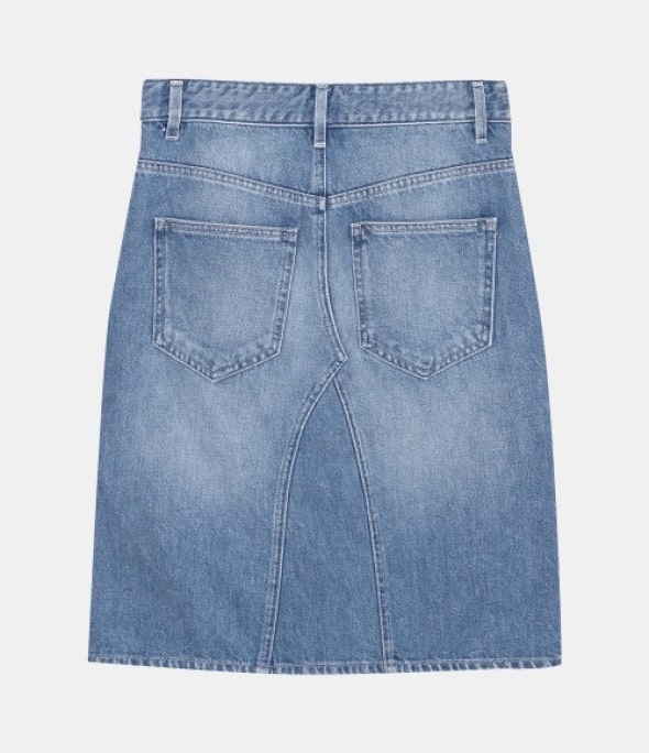 Piali Denim Midi Skirt FREE