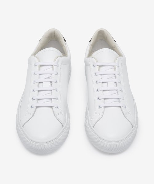 Men's Retro Sneakers - White:Black