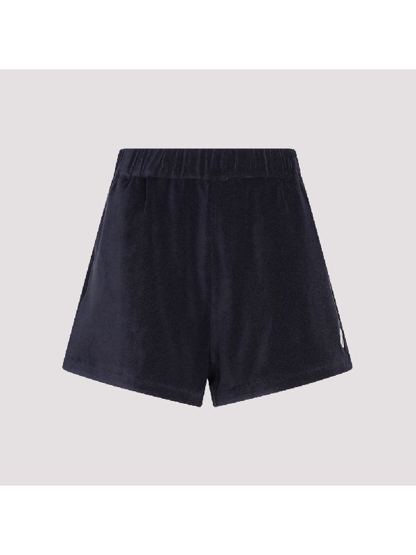 23SS Logo patch terry cotton sweat shorts free