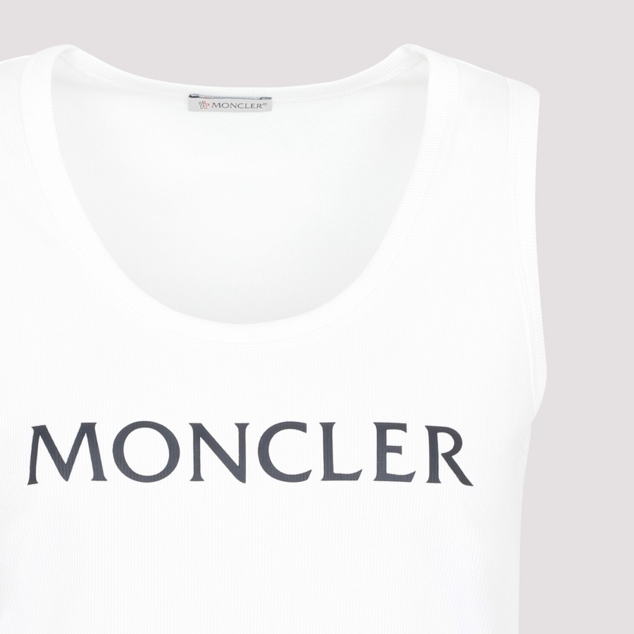 logo printing sleeveless white