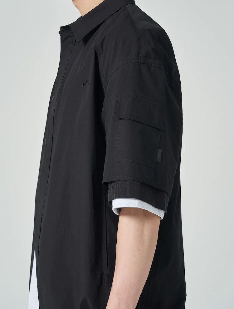 Coach Short Sleeve Shirt - Black