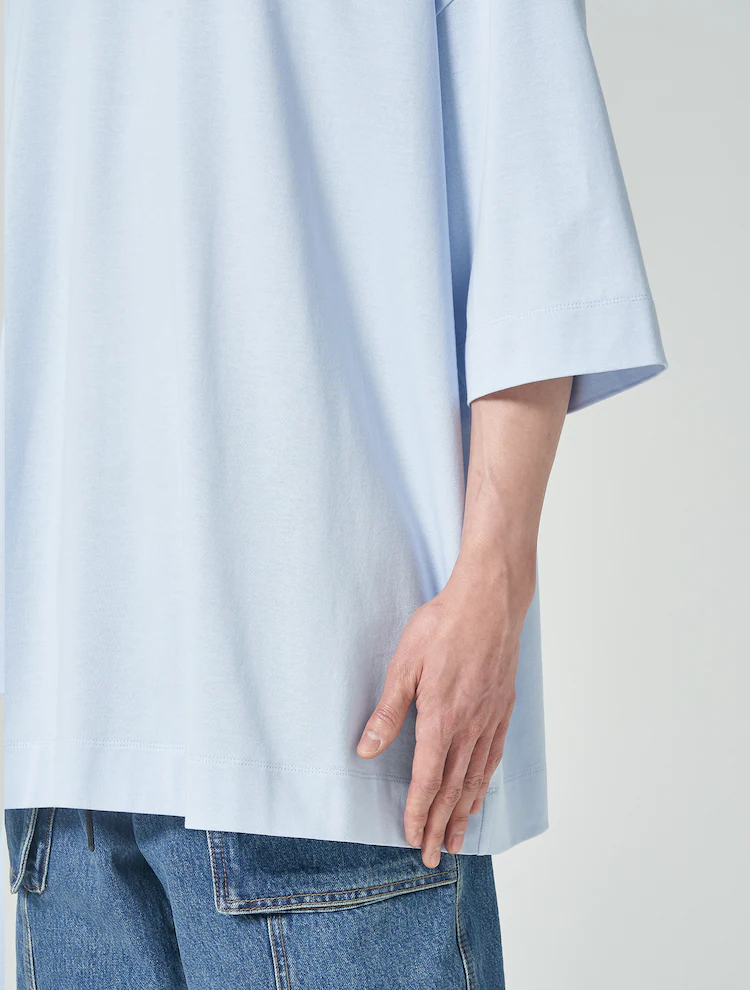 Overfit Short Sleeve T-Shirt - Sky Blue