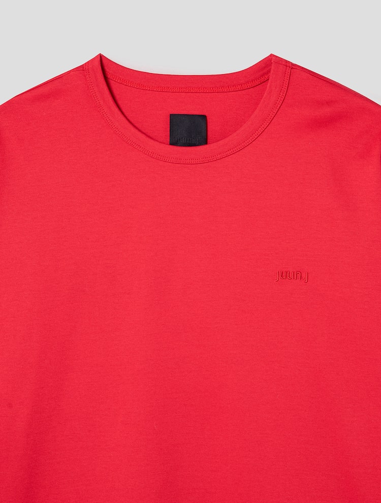 Semi Overfit Short Sleeve T-Shirt - Red