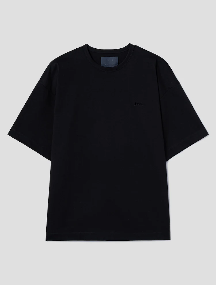 [NIKI HARE] Semi Overfit Short Sleeve T-Shirt - Black