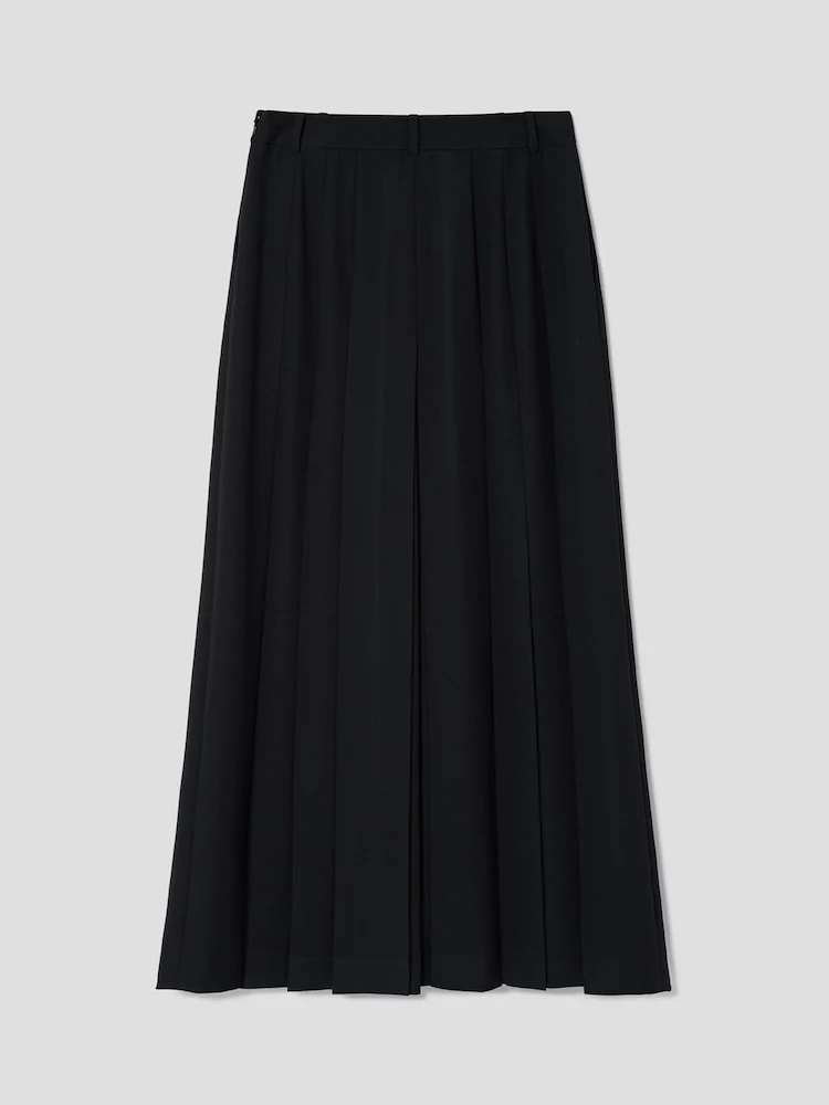 [Pre-order] Pleated Wide Pants - Black