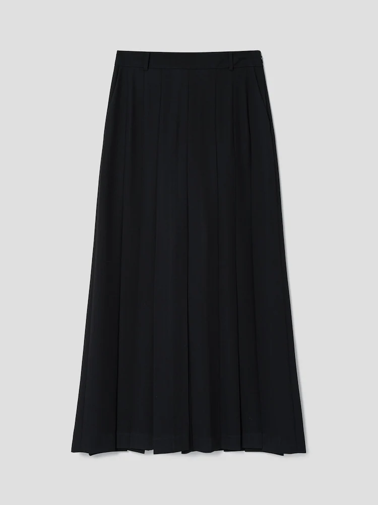 [Pre-order] Pleated Wide Pants - Black