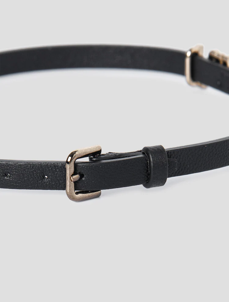 Goldpoint Leather Bracelet - Black/Gold