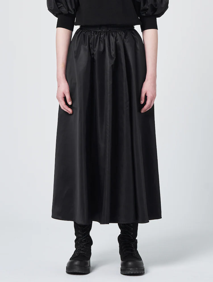 MA-1 Long Skirt - Black