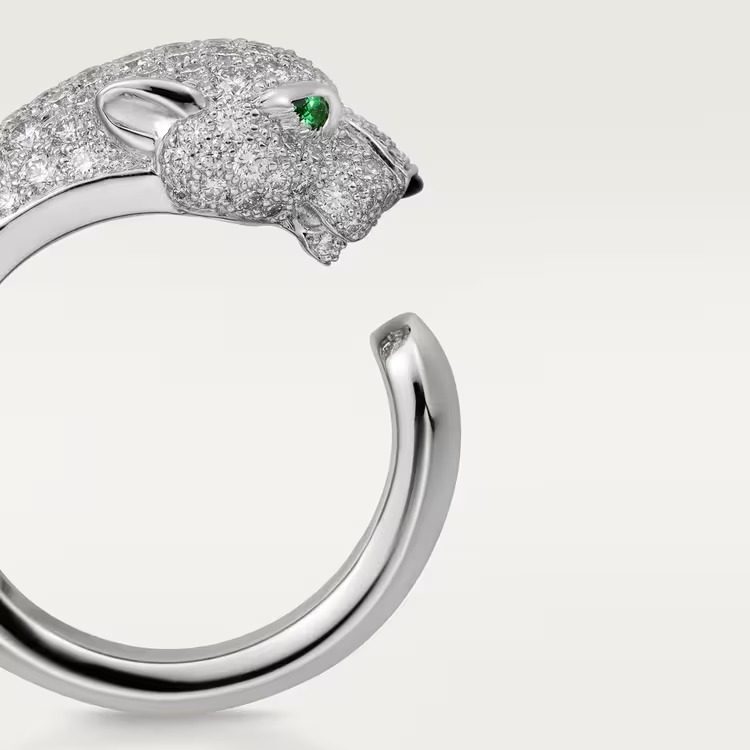 PANTHER DE CARTIER RING white gold