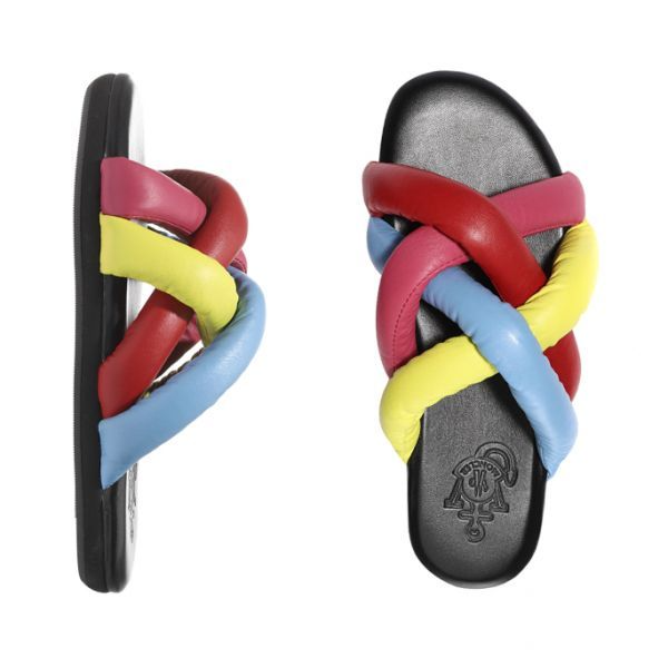 JBRAIDED braided slippers