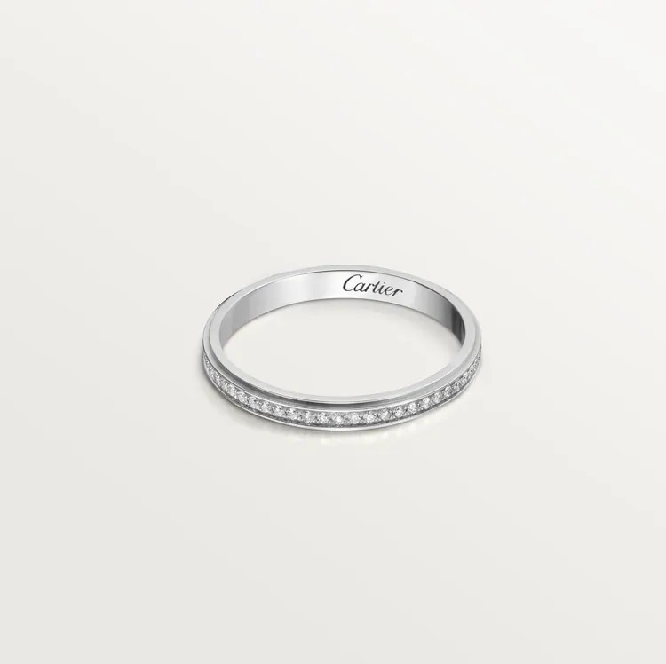 CARTIER D'AMOUR WEDDING RING silver