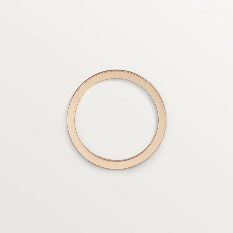 C DE CARTIER WEDDING BAND pink gold