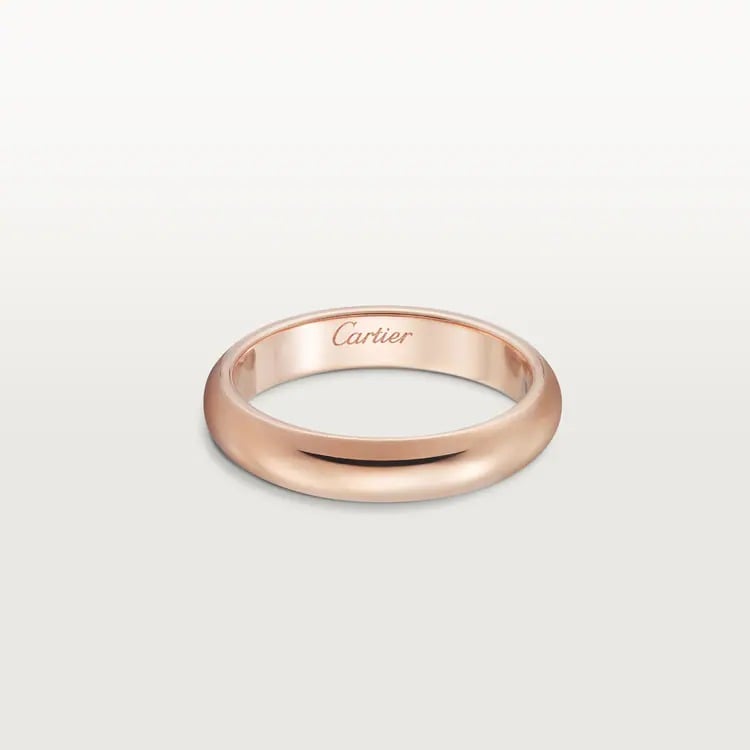 1895 WEDDING BAND pink gold