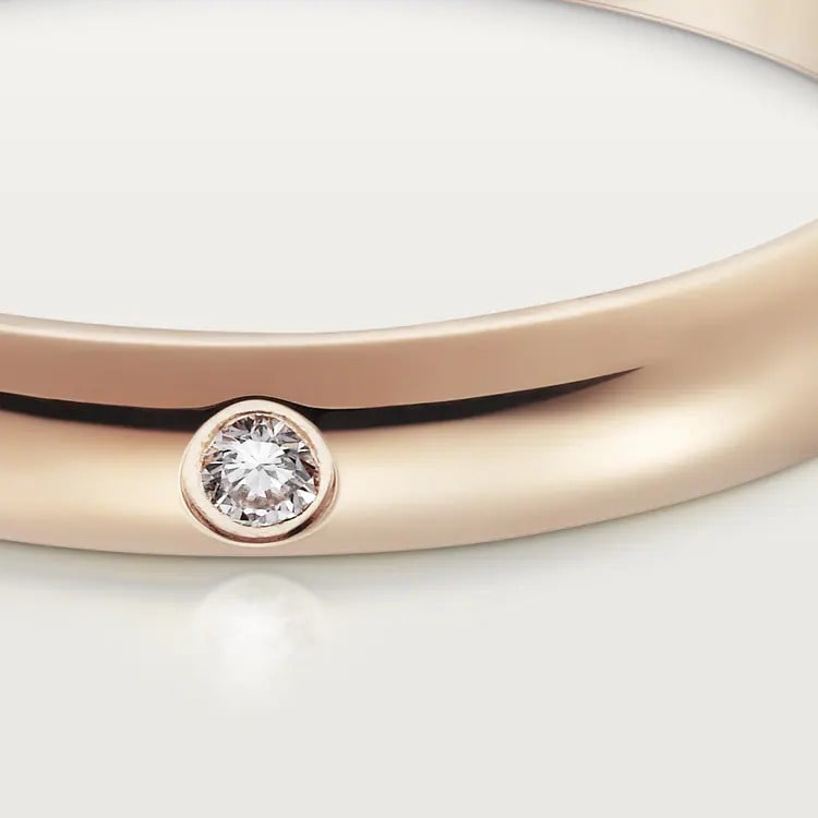 1895 WEDDING BAND pink gold