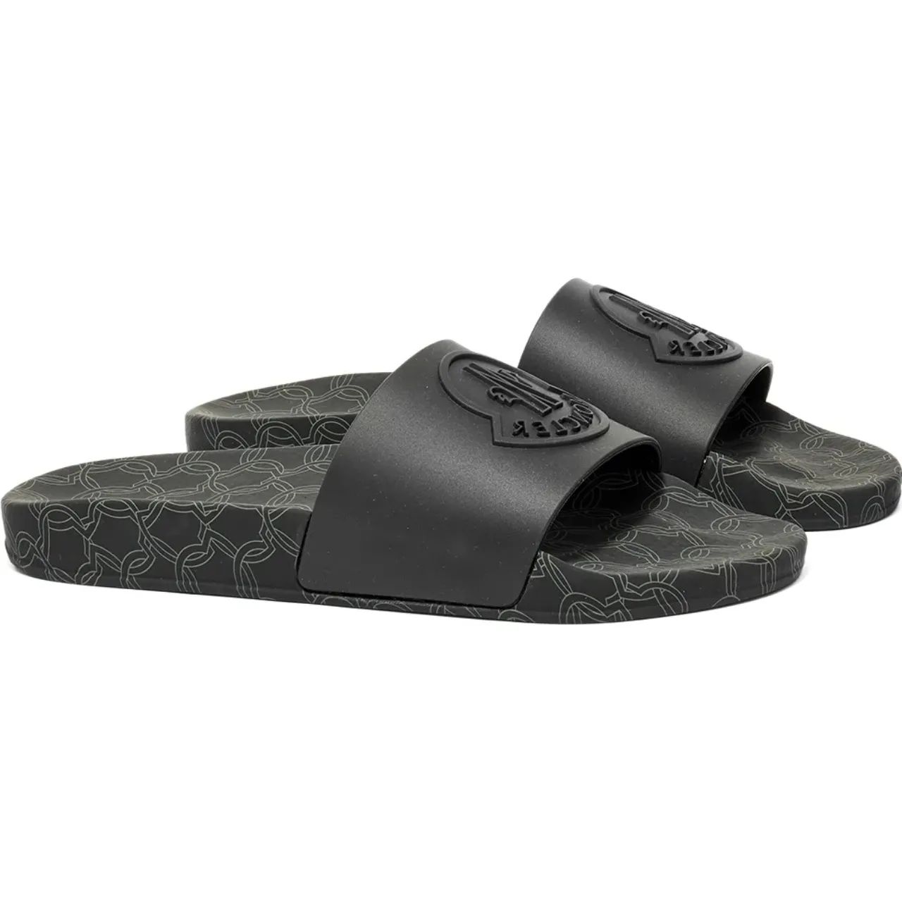 Jeanne logo slippers black