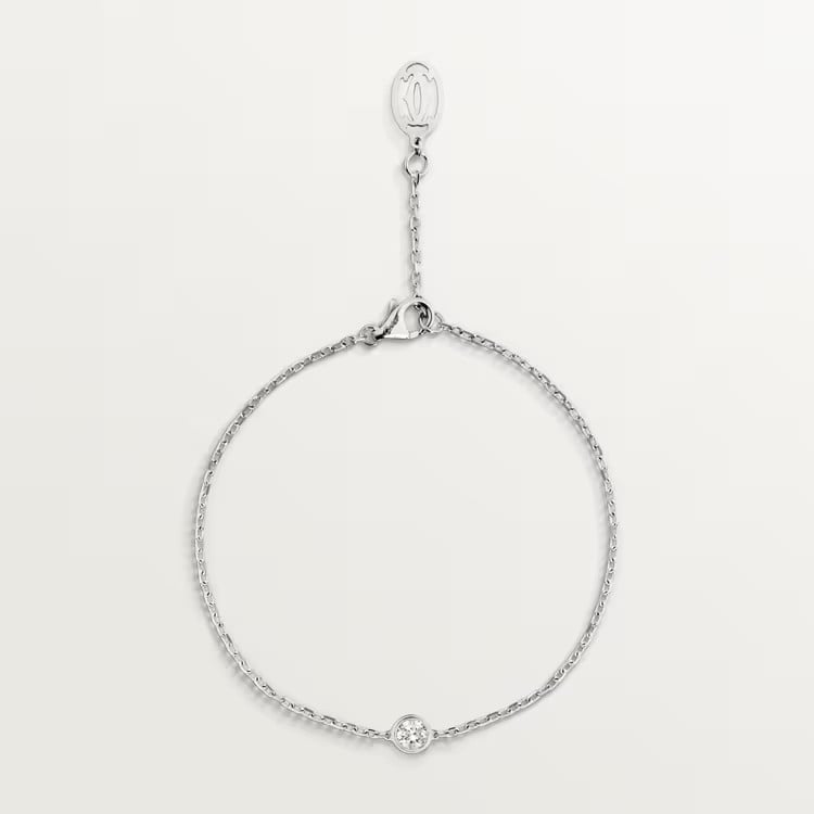 CARTIER DAMOUR BRACELET, SMALL MODEL white gold