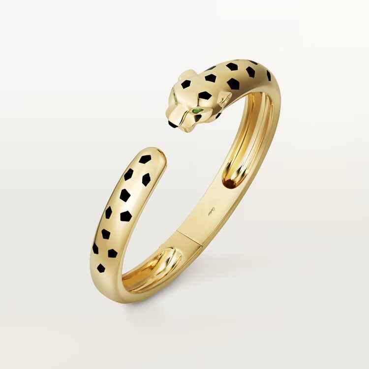 yellow gold, onyx PANTHER DE CARTIER BRACELET