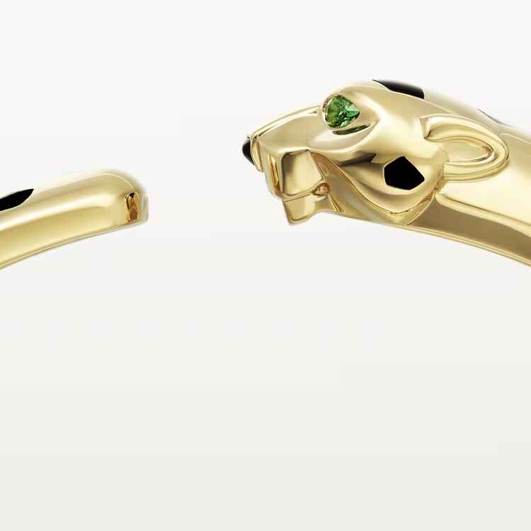 yellow gold, onyx PANTHER DE CARTIER BRACELET