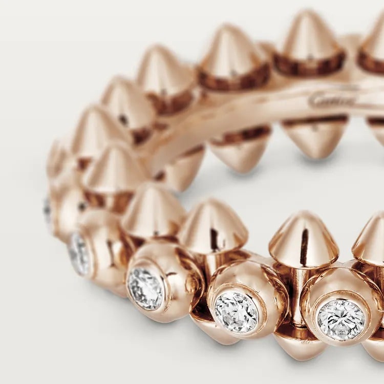 THE CLASH DE CARTIER RING pink gold