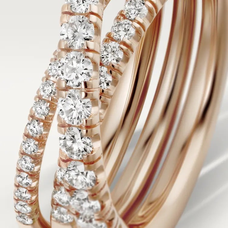 ETHANSEL DE CARTIER RING pink gold