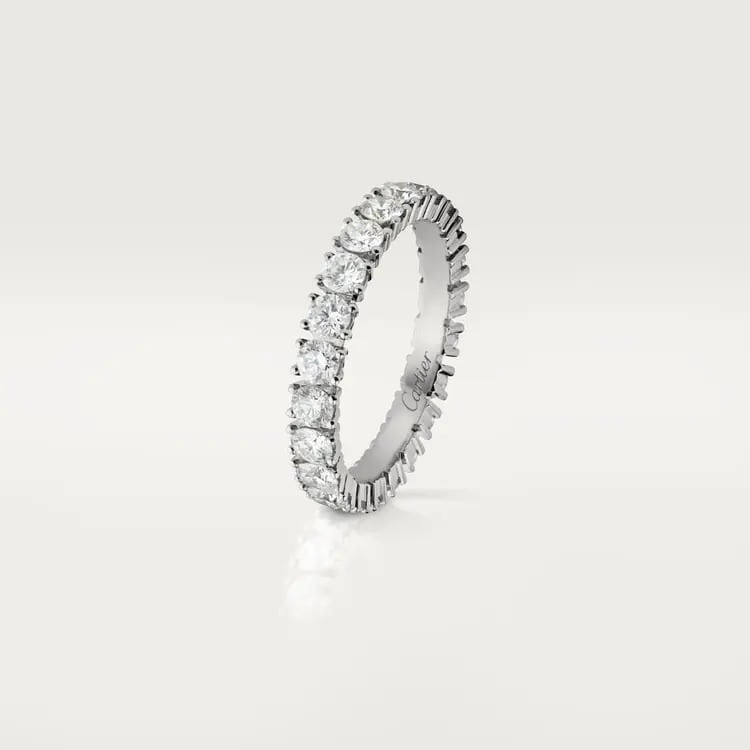 CARTIER DESTINY WEDDING BAND white