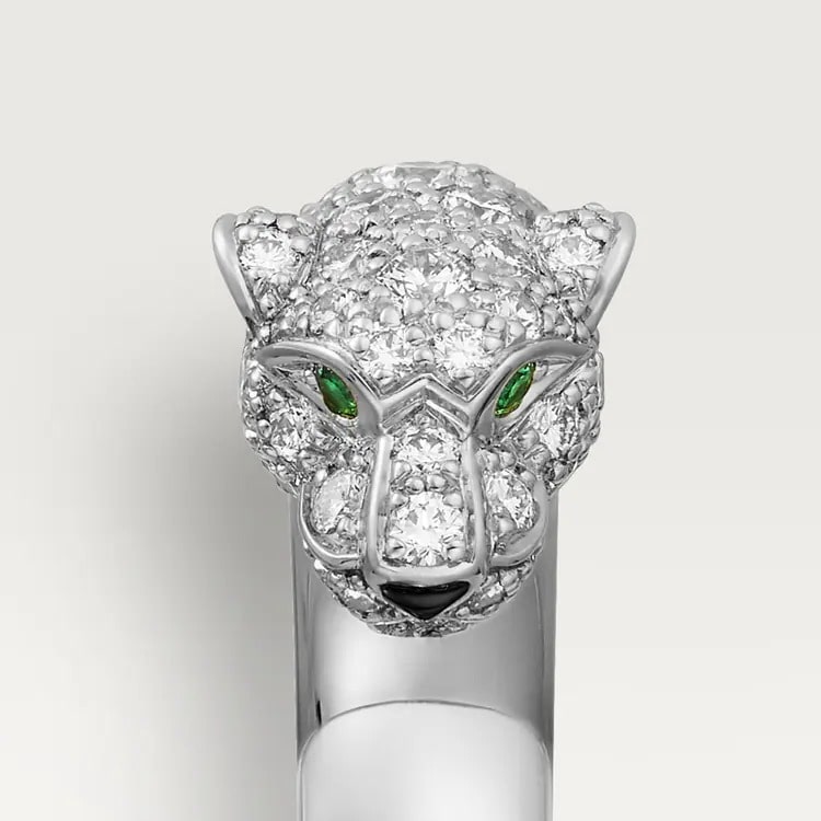 PANDA DE CARTIER RING white gold