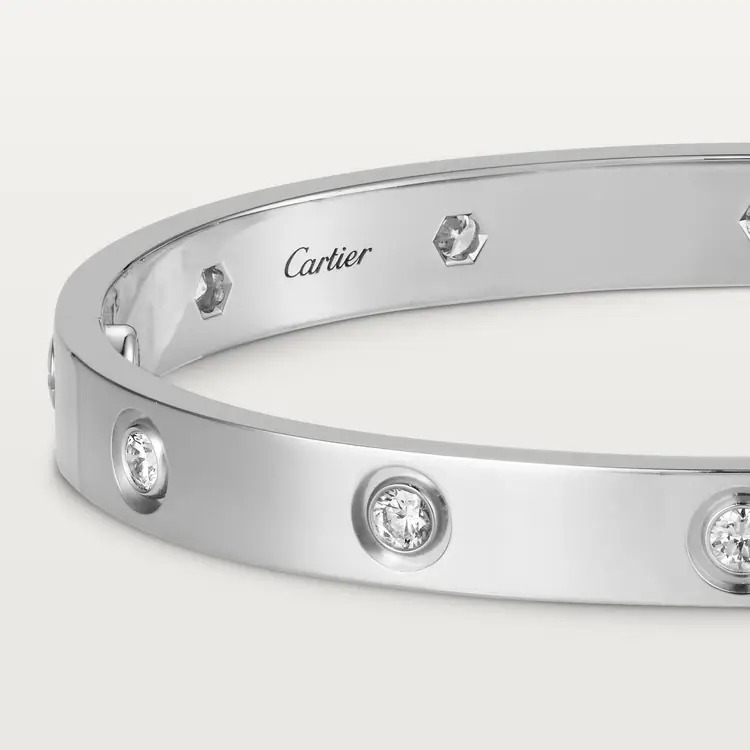 LOVE BRACELET, 10 DIAMONDS