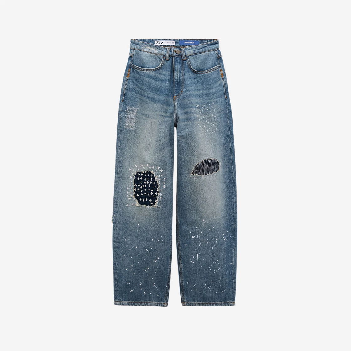 Ader Error x Zara Patchwork Jeans Blue ader error