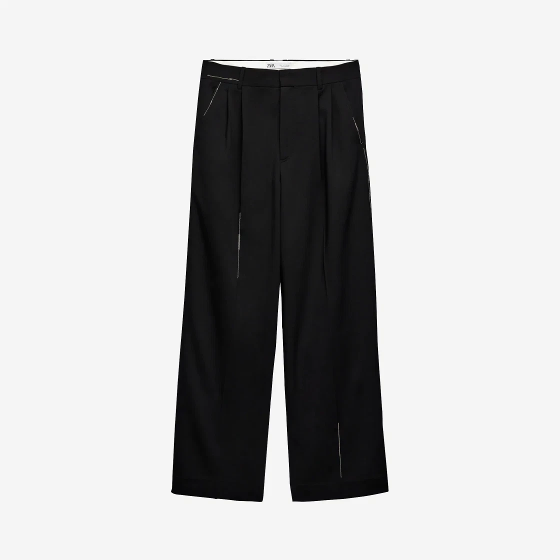 Ader Error x Zara Wide Pants Black