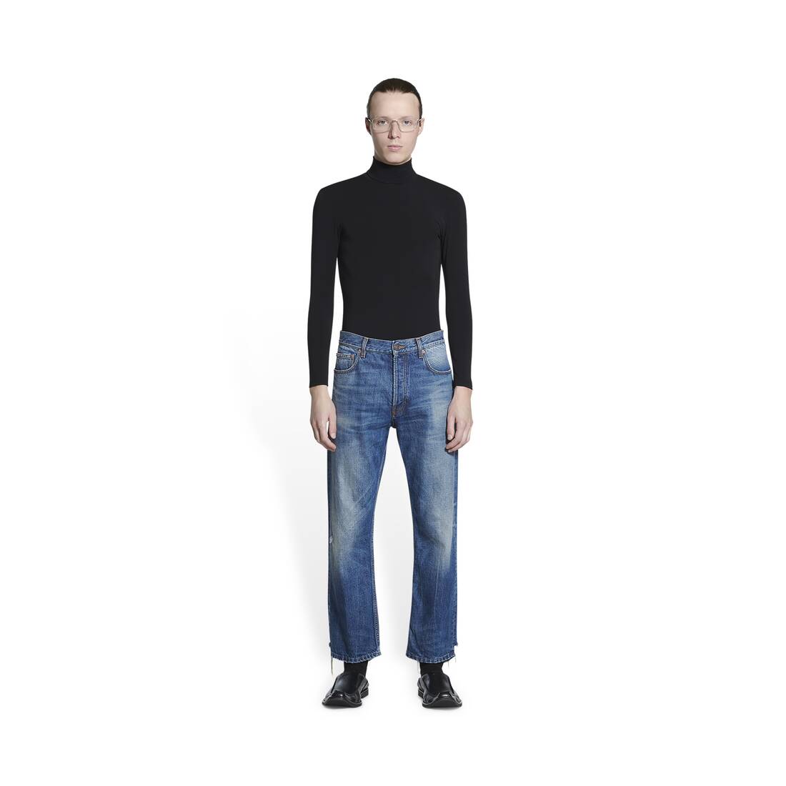 SLIM FIT PANTS FOR MEN IN BLUE