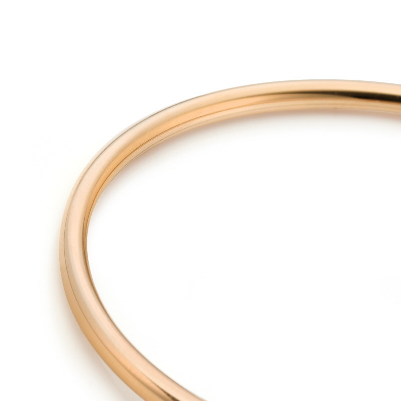 Tiffany T Wire S 18K Rose Gold Bracelet