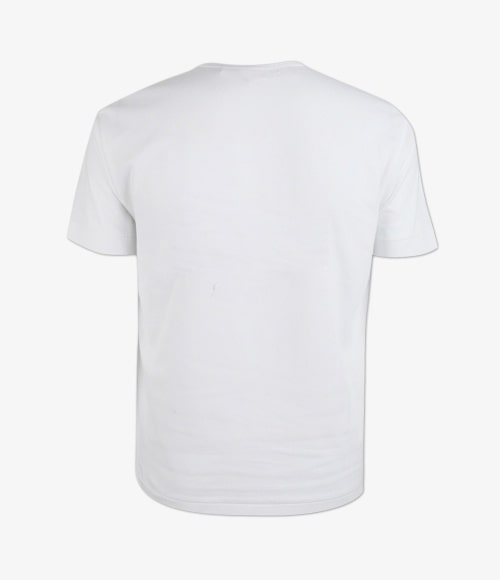 Double Heart Wappen Short Sleeve Tee white