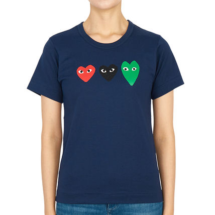 Multi Heart Printing Short Sleeve T-shirt