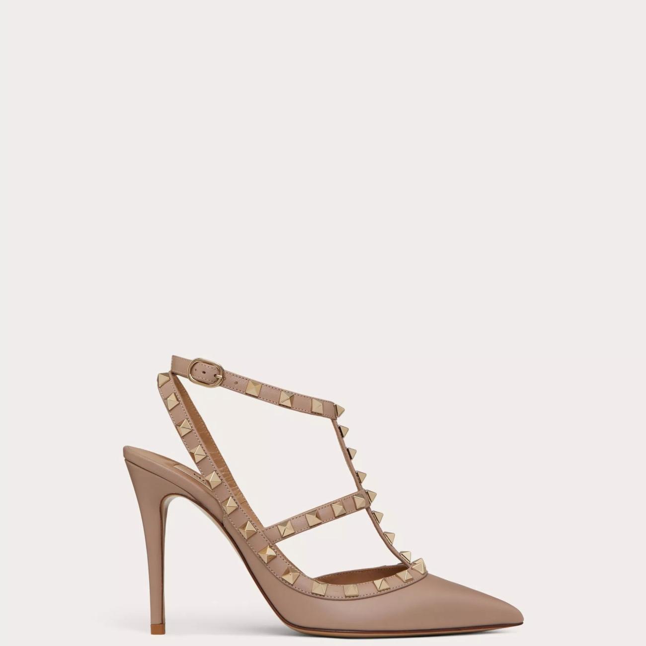 ROCKSTUD STRAP PUMPS 100MM 