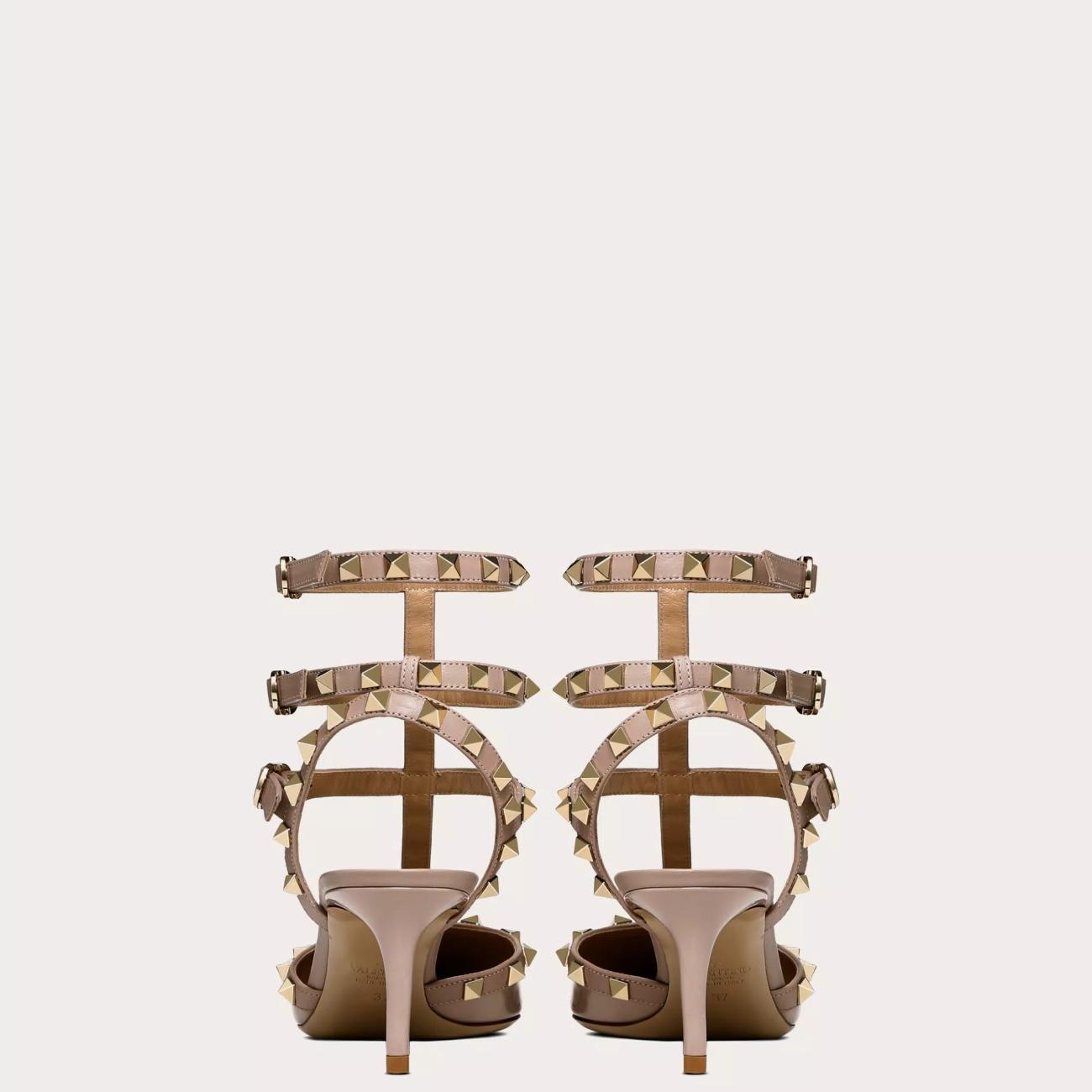 ROCKSTUD CAGE PUMPS 65MM