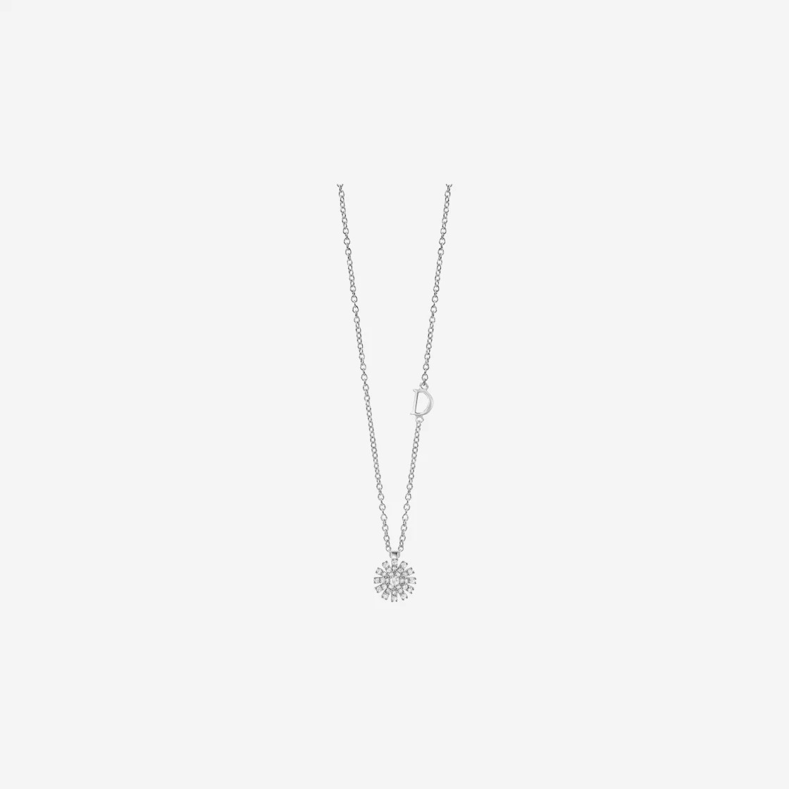 Damiani Margherita Diamonds 8mm Necklace White Gold