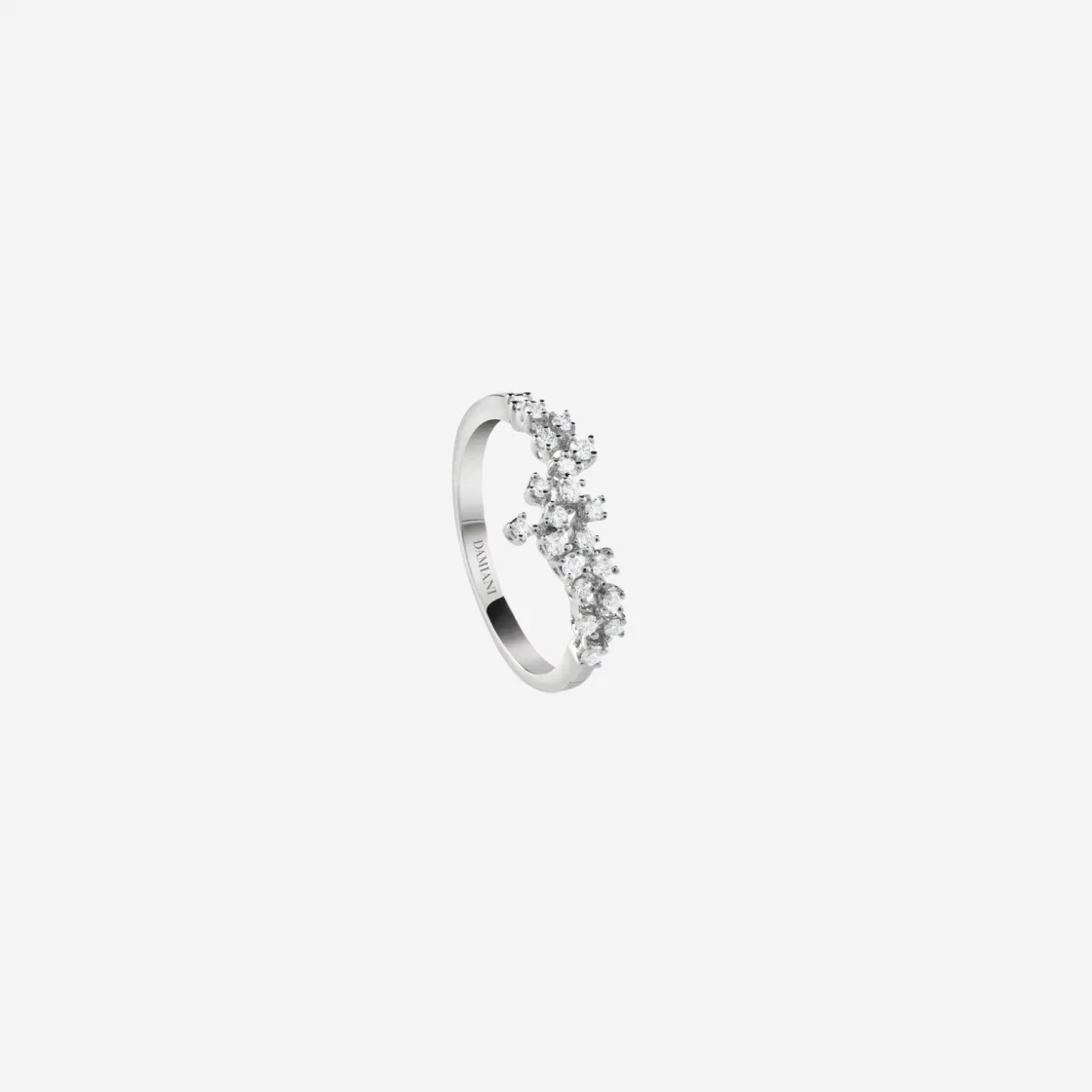 Damiani Mimosa Diamonds Ring White Gold