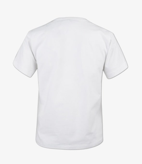 Black Heart Wappen Short Sleeve Tee white