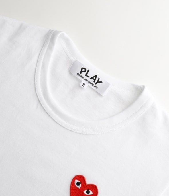 23SS Red Heart Wappen Short Sleeve Tee