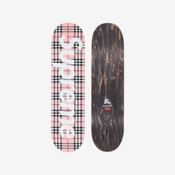 Supreme x Burberry Skateboard Deck Pink 