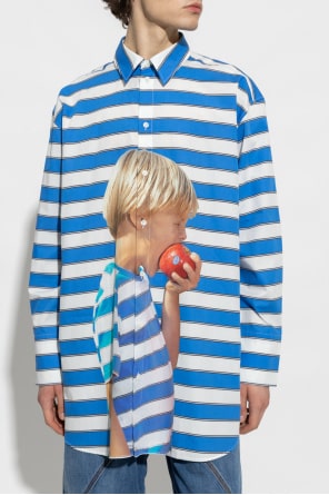 23SS BOY WITH APPLE PRINTED OVERSIZED SHIRT