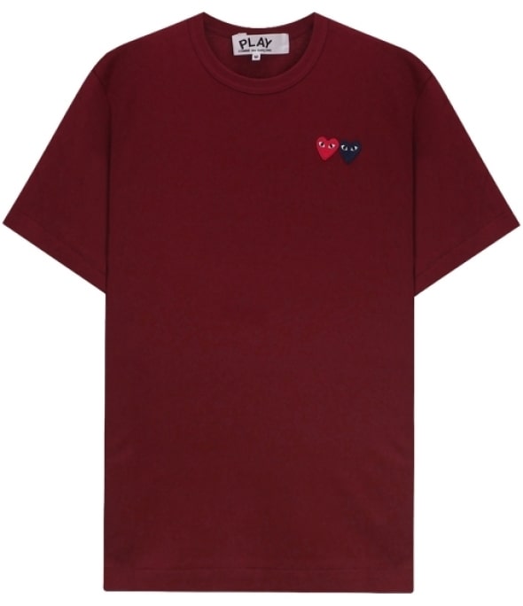 Double Heart Wappen Short Sleeve Tee FREE