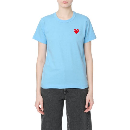Red Heart Wappen Short Sleeve Tee blue