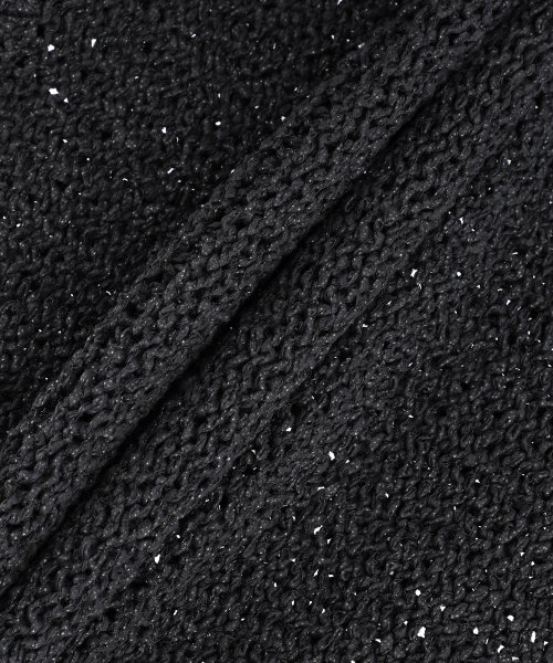 Men's knitted shorts - black 