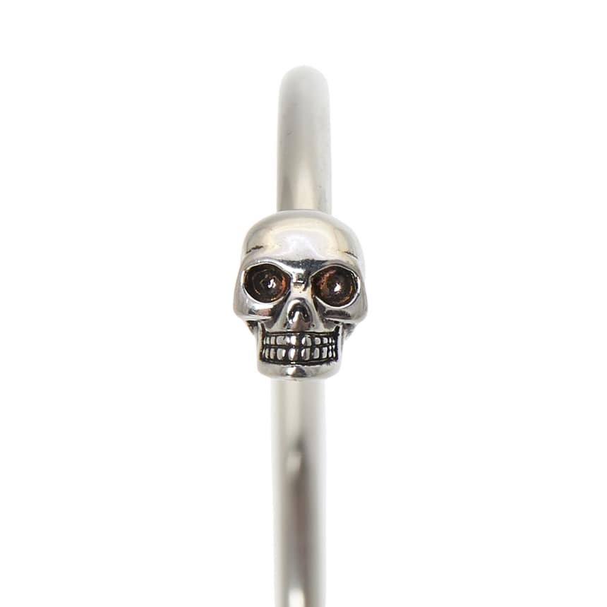 [Alexander McQueen] Thin Twin Skull Bracelet 