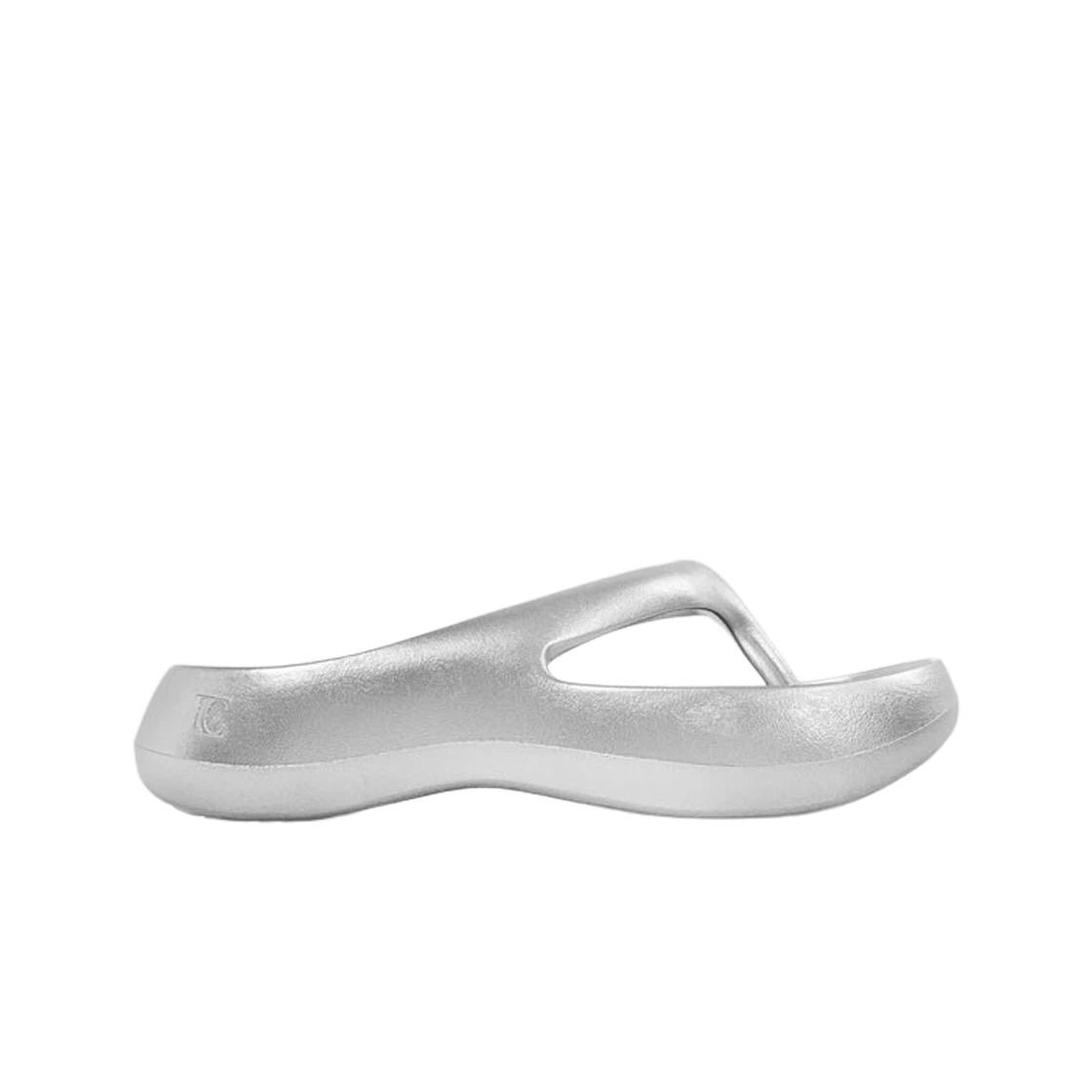 Taw&Toe x Low Classic Platform Flip Flop Silver